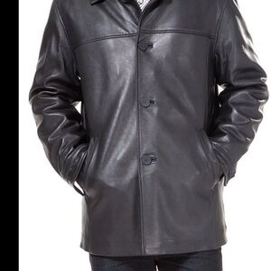 Men's Black Leather Jacket